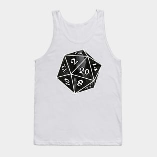 Obsidian D20 Dice Tank Top